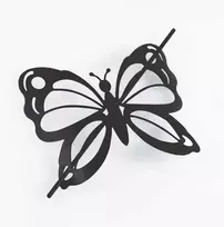 Douceur d`Interieur Juoda užuolaidų segtukas BUTTERFLY, 1 vnt