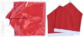 Kalėdų puošmena Home Styling Collection kėdės užvalkalas