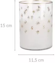Home Styling Collection Stiklinės formos arbatžolių žvakidė, Ø 10 cm