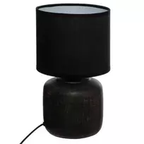 Atmosphera Lamp Keraminis stalinis šviestuvas SALTA, Ø 15 cm, juodas