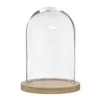 Atmosphera Stiklinis kupolas, Ø 18 cm, ant medinio pagrindo