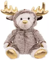 Atmosphera Bear Kalėdinis kimštas žaislas, meškiukas persirengęs elniu, 28 cm