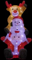 Fééric Lights and Christmas Outdoor Lauko šviesa dekoracija, Kalėdų personažai, 60 LED