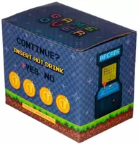 Puckator Game Over Joystick Arcade shaped handle mug