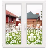 Dekoratyvinė balta matinė lipni plėvelė DECO35