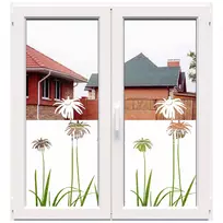 Dekoratyvinė balta matinė lipni plėvelė DECO07