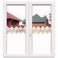 Dekoratyvinė balta matinė lipni plėvelė DECO09