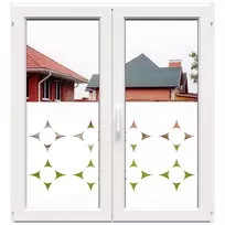 Dekoratyvinė balta matinė lipni plėvelė DECO11