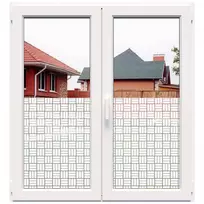 Dekoratyvinė balta matinė lipni plėvelė DECO15