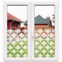 Dekoratyvinė balta matinė lipni plėvelė DECO23