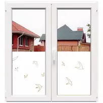 Dekoratyvinė balta matinė lipni plėvelė DECO43