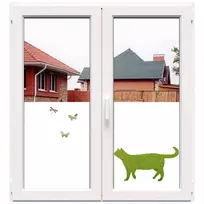 Dekoratyvinė balta matinė lipni plėvelė DECO40
