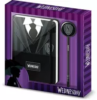 Karactermania Wednesday Uniform diary + pen set