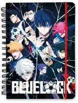 ERIK Mėlyna Lock A5 notebook