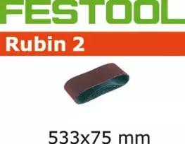 Festool Šlif. juosta juostiniam šlifuokliui; Rubin2; 75x533 mm; P60; 10vnt