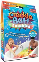 ZIMPLI KIDS Crackle Baff Rainbow 6 skirtingų spalvų kristalų rinkinys, 60 g
