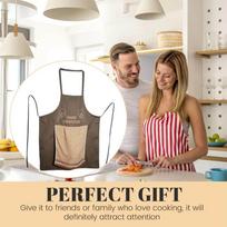 Creative Prank Apron, A Surprise Hiding In Pocket Pinafore With Towel  Hidden Pocket Funny Aprons For Adult Men One Size