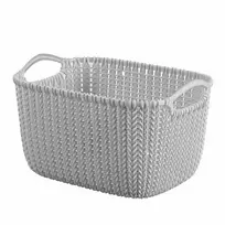 Curver krepšys megztas S stačiakampis 8L 30x22x17cm šviesiai pilkas