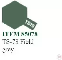 Tamiya TS-78 purškiami dažai Field Pilkas modeliams, 100 ml