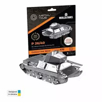 Metal Time Models Metal Time P26/40 tanko metalinis konstruktorius 1:72 World of Tanks