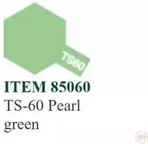 Tamiya TS-60 perlinė žalia purškiami dažai 100 ml