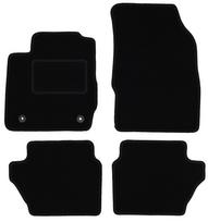 Black velour floor mats for: Ford Fiesta MK7 hatchback (2008-2011)