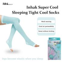 INHAK Super Cool miegui skirtos kompresinės kojinės 1EA white