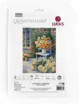 luca S Kryželiu siuvinėjimo rinkinys "Garden Corner" 27x36,5cm SBU5056