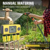 A95I-Four-Way Irrigation Timer Programmable Drip Irrigation Controller Imperial Threaded Tnterface Rain Delay Timed Watering
