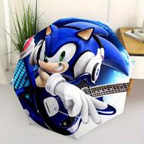 Sonic The Hedgehog Music Festival T Shirt Umbrella, Portable 3 Fold Compact Umbrella for Men & Women,S138