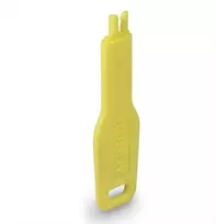 Tinklo Priedas - LINDY RJ45 Prievado Blokavimo Raktas 20x74,55x5,9mm ABS Geltonas