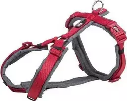 Trixie Premium Trekking, šunų pakinktai, raudona/grafitas, juostos juosta, XL: 80-97 cm/25 mm