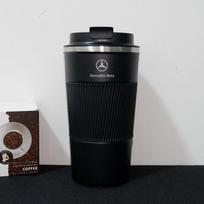 500ML Termosas Kavinės Puodelis Mercedes Benz W203 W204 W205 W210 W212 CLA CLK SLK GLK AMG Automobilio Termosas Kelioninis Termoso Puodelis juoda