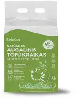 Belacor Belocat Tofu kraikas katėms žaliosios arbatos kvapo, 6 l