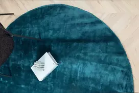 Venture Design Kilimas, Indra Viskoze, ø200 cm, Turkio spalvos