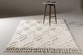 Venture Design Velnio kilimas, Dahlia, 200x300 cm, Balta