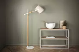 Venture Design Stovinti lempa, Dennis, 156x66x30 cm, Bež.