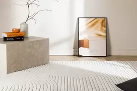Venture Design Kilimas, Vince Solar, 340x240 cm, Balta