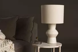 Venture Design Stalo lampa, Valön, ⌀30 cm, šviesiai gelsvai pilka