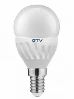 GTV LED lemputė B45, keramika, 3000k, E14, 10W, AC180-250V, 160°, 1000lm, 80mA