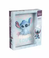 Užrašų knygelė dėžutėje Disney STITCH PASTEL, Motyvas 1, B6, 100 lapų, minkštu viršeliu