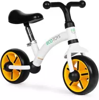 Vaikiškas krosinis dviratis su EVA ratukais, reguliuojamu balneliu, juodas ECOTOYS