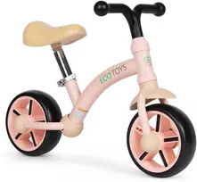 Vaikiškas krosinis dviratis EVA ratai reguliuojamas balnelis rožinis ECOTOYS