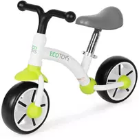 Vaikiškas krosinis dviratis su EVA ratukais, reguliuojamu balneliu, žalias ECOTOYS