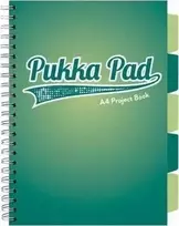 Pukka Pad Project Book Dark A4/100K grotelės turkio (3 vnt.)