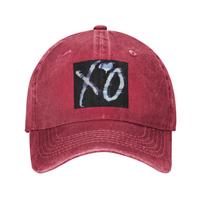 The Weeknd Washed Denim Cap Casual Baseball Caps Adjustable Hat Summer Unisex Baseball Hats One Size