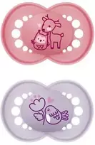 Mam Baby MAM 850714 Original 6+ Planet Love mergaitės čiulptukas