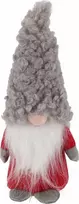 Christmas Decoration Dekoratyvinis Kalėdų senelis 22 cm pilkas