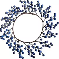 Saska Garden dekoratyvinis mėlynių vainikas 30 cm