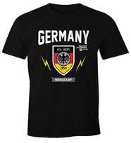 Men's World Cup Shirt 2018 Germany Germany Retro Motif Print Print- S